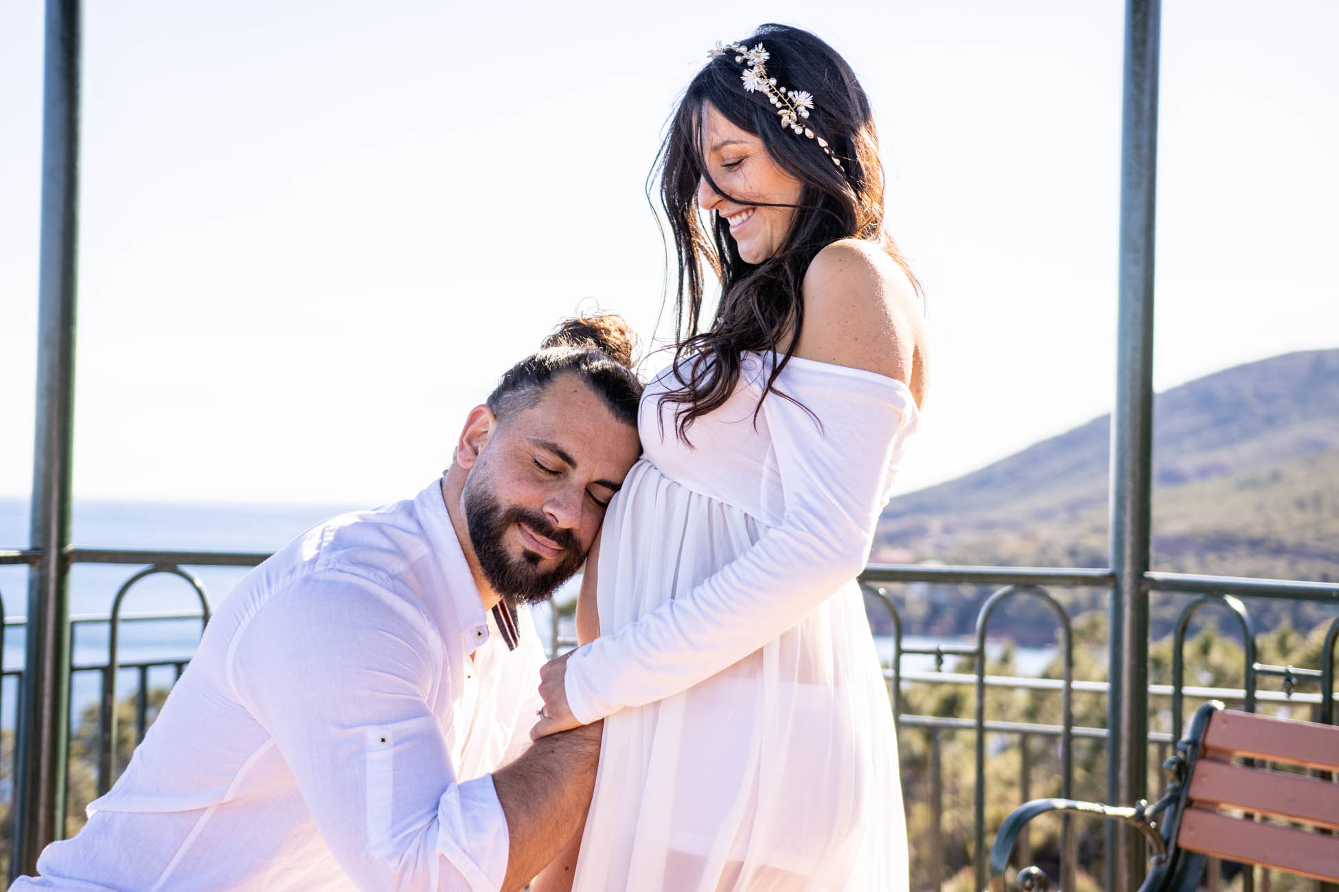 Le shooting grossesse de Laura + Samuel - Esterel, Alpes Maritimes